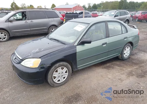 2004 Honda Civic Vp z USA, uszkodzony, nr VIN 2HGES16354H596460